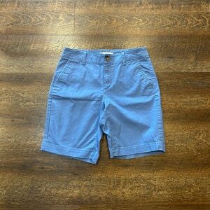 LOFT Women's Light Blue Bermudas 2